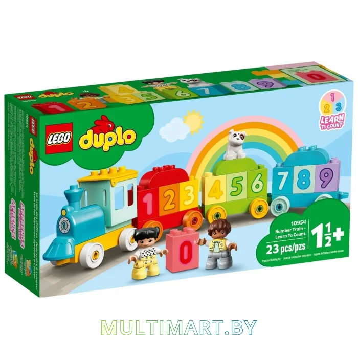 Конструктор LEGO Duplo 10954 Поезд с цифрами — учимся считать